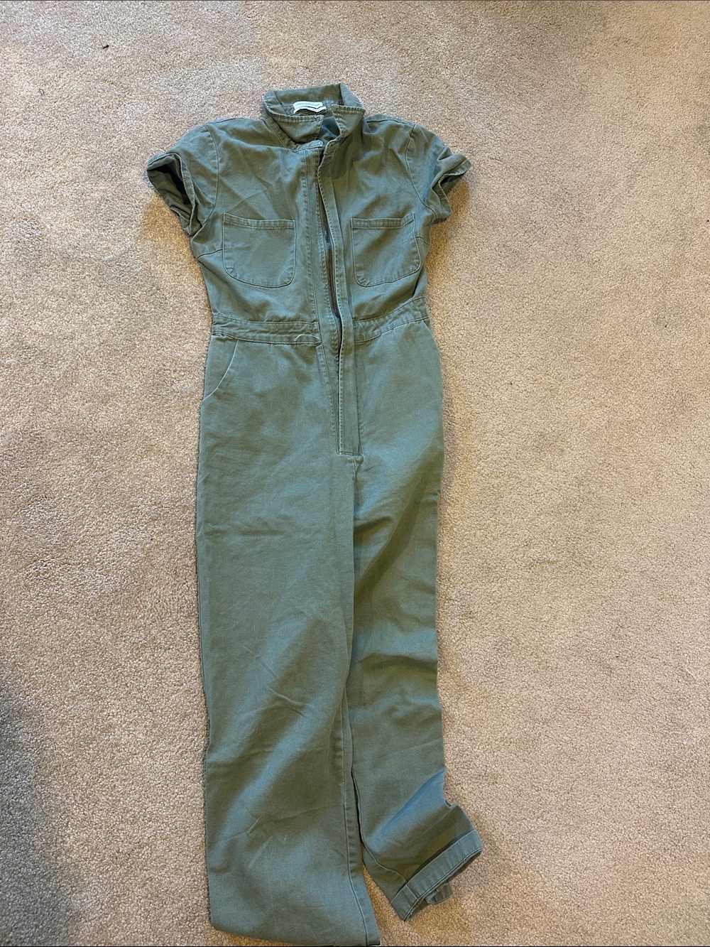 Urban outfitters green jumpsuit